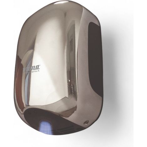 Asciugamani elettrico asciugatore mani Mini Eco Jet In Abs Cromato 900W Vama (1/3)