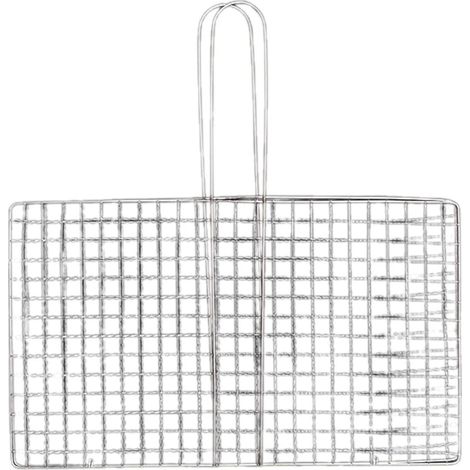 Panier à barbecue, panier à rôtir le poisson, 35 x 20 cm (1/5)