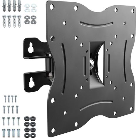 1 Support TV Mural, Orientable Inclinable, VESA 200x200, 30kg, 13-32 Pouces