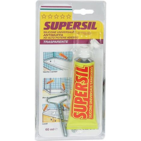 SIGILLANTE SILICONICO SUPERSIL 60 ml - Bianco