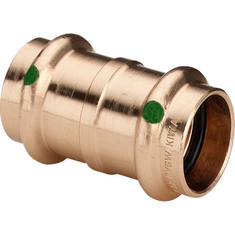 Viega Muffe mit SC Sanpress 2215 in 42mm Rotguss, 116835 (1/3)