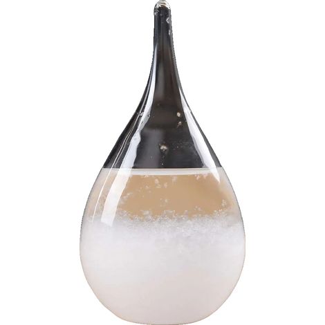 Sturmglas, einzigartiger Wetterindikator, stilvolle Schreibtischdekoration, transparent (1/2)