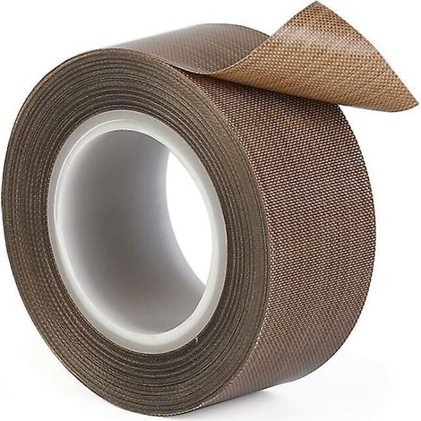 Bande adhésive en téflon, Jormftte, résistant à la température, 50 mm x 10 m, brun, polyvalent et pratique