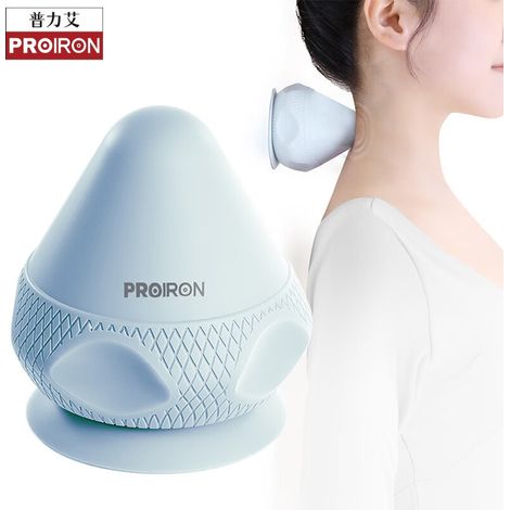 Balle de massage vibrante mains libres, balle chauffante pour points de pression, massage des tissus profonds pour les muscles du dos, soulagement des douleurs, massage de récupération-AquaForge