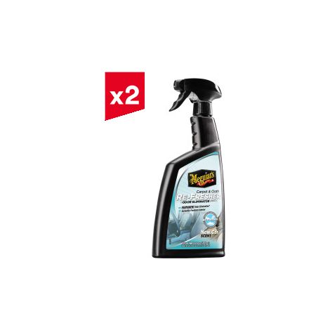 Lot de 2 Meguiar’s® Sprays éliminateur d'odeurs - Senteur véhicule neuf, 24 oz (709 ml) bouteille