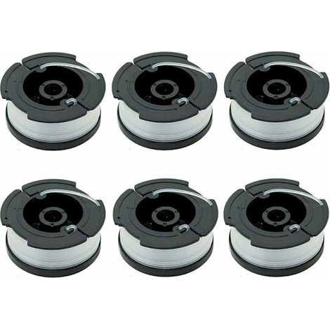 Filiyano-Lot de 6 bobines A6481 A6485 pour tondeuses à gazon Black & Decker (1/5)