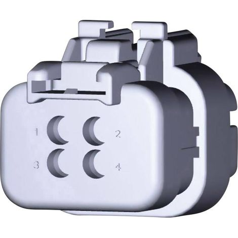 TE Connectivity Boîtier pour contacts mâles série AMPSEAL16 Nbr total de pôles 4 776488-2 1 pc(s) Y729631