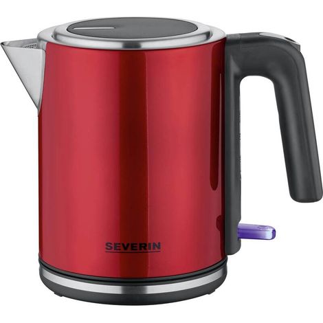 [GEBRAUCHT] B-Ware Severin WK 3427 Wasserkocher 1,2 l Edelstahl Braun/Titan mit Überhitzungsschutz (1/2)