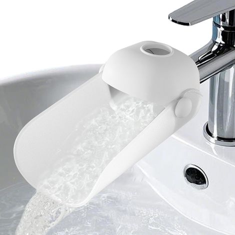 Faucet Extender for Bathroom Sink Faucet Extender for Toddlers Bathroom Sink Kitchen Bathtub (Grey) (1/5)