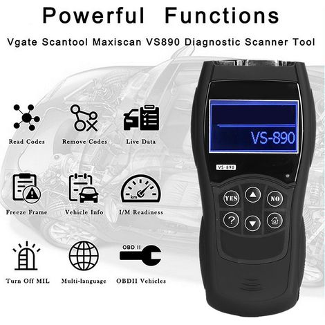 Outil de diagnostic automobile VS890 multilingue (1/5)