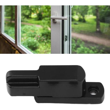 Kindersicheres T-förmiges Fensterschloss – Sichere Fensterverriegelung für Ihr Zuhause, schwarzes Aluminium (1/5)