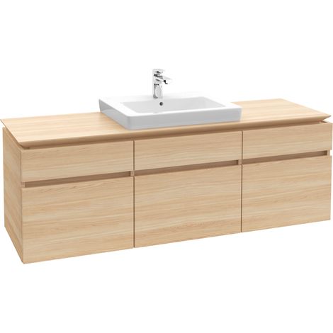 VB WTUS Legato B685 1400x550x500mm avec cloche. 5 Ausz. WT m.tig Blanc brillant (1/2)