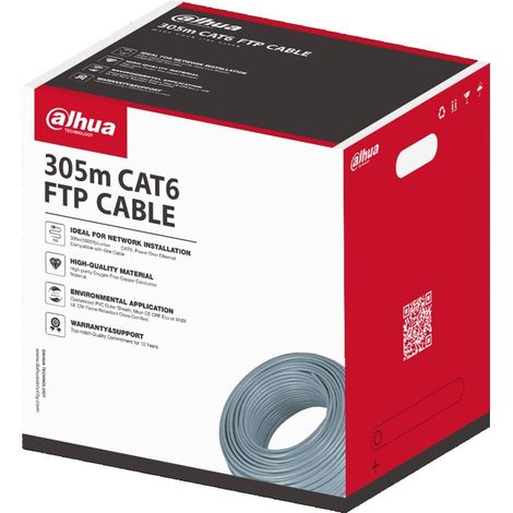 Dahua Cavo 305m FTP CAT6 Rame CPR Eca PFM920I-6F-C