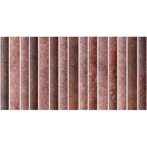 Carrelage Faïence murale Rubiko 15x30 cm Rouge (1/3)
