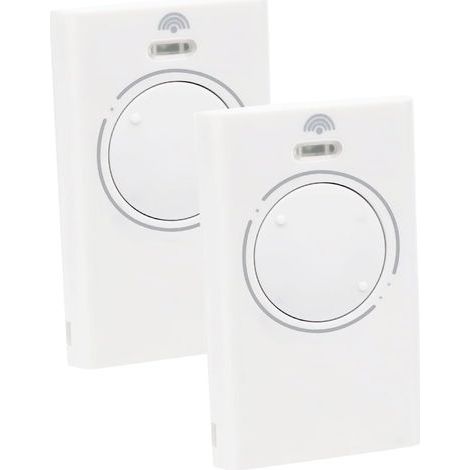 Lot de 2 émetteurs portatifs pour porte de garage compatibles 868 MHz, télécommande de porte de garage à 2 canaux, avec XT2 868 SLH LR, XT4 868 SLH LR, Rolling Code-Muntra (1/5)