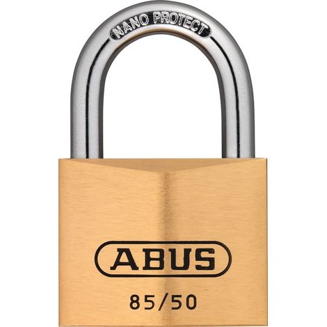 Vorhangschloss Messing verschiedene mit Etikett 85/50 ABUS