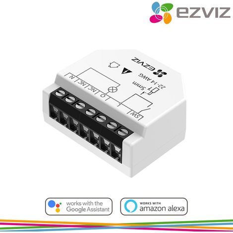 EZVIZ T35W - RELE'' WI-FI 1 CANALE - TIMER ED AUTOMAZIONI - COMPATIBILE ASSISTENTI VOCALI