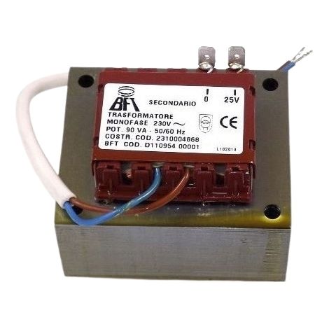 BFT I100049 10001 2604515 Trasformatore 90Va 230V 24V Per Motore VIRGO Ricambio