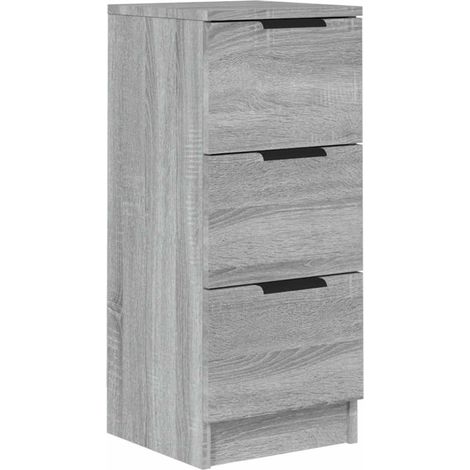 Maison Exclusive - Aparador de madera contrachapada gris Sonoma 3 (1/5)