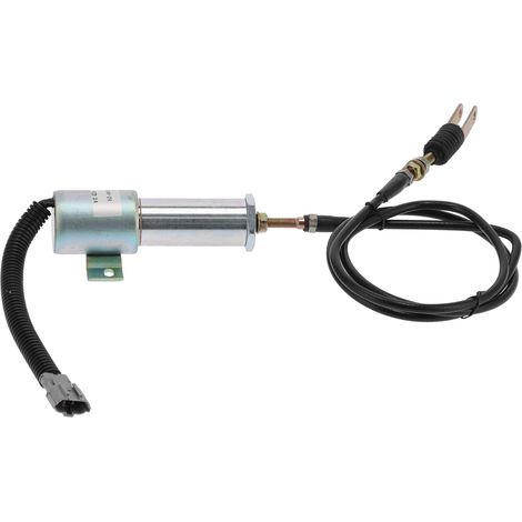 Électrovanne d'arrêt de carburant pour moteur d'excavatrice, accessoires d'arrêt moteur, 24 V CC TOSD-03-043 (1/5)