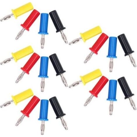 5 ensembles de connecteurs de fiche banane 4 mm Kit d'accessoires en laiton pour équipement de machine J.10013,DUBUNS (1/4)