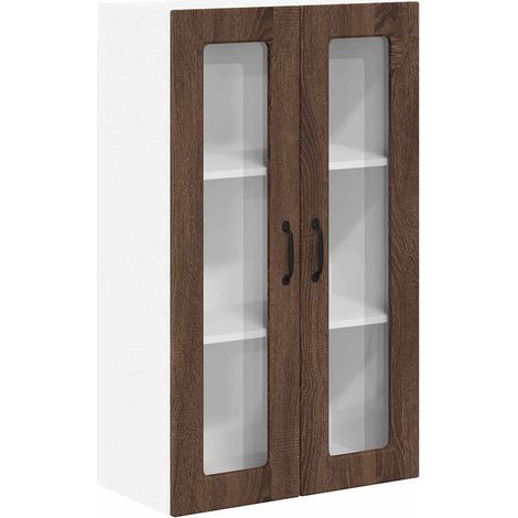 Meuble mural de cuisine,Armoire de cuisine avec porte Chêne brun 60 x 31 x 100 cm CFW84342 (1/5)