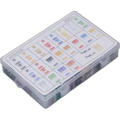 Set mit 435 selbstsichernden, verstärkten Leitfähigkeitssicherungen, komplettes Sortiment mit Stromkreisprüfer (1/5)