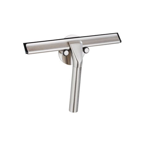 Fortifura Galeria Porte-lame à vitre - support - 22cm - Acier inoxydable brossé PVD