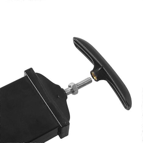 Vanne à guillotine universelle pour camping-cars et caravanes, avec poignée en plastique et accessoire extérieur (1/4)