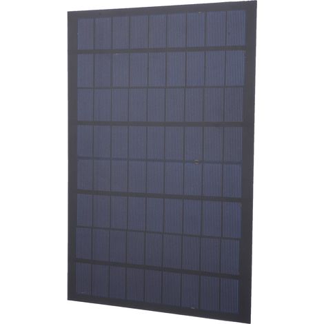 Tragbares Mini-Solarpanel-Ladegerät mit Epoxidharz, 18 V, 9 W, hoher Umwandlungsrate, mit 30 cm langem Kabel und rundem DC-Stecker (1/5)