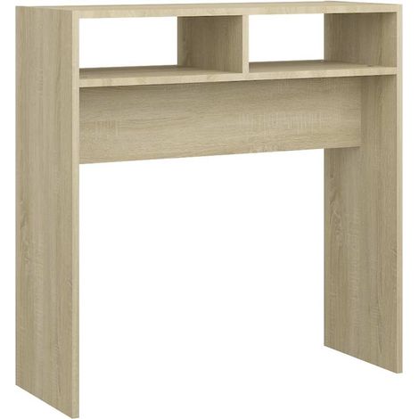 Maison Exclusive - Tavolino Consolle Rovere Sonoma 78x30x80cm in Legno Multistrato (1/5)