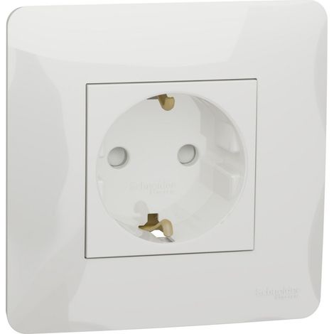 Prise Schuko monobloc polaire Schneider NU203718 (1/4)