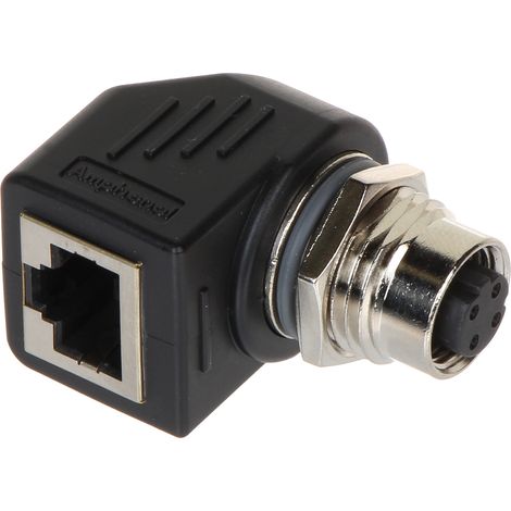 Adaptateur coudé M12D-G/RJ45-G (1/5)