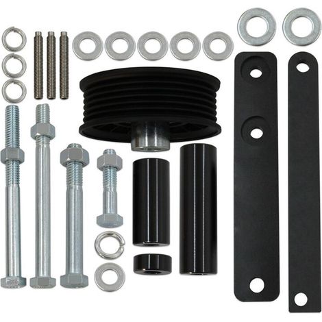 Kit de bomba de aire todoterreno y kit de polea de bomba (negro) para Chevrolet Corvette C4 L98 (1985-1991)