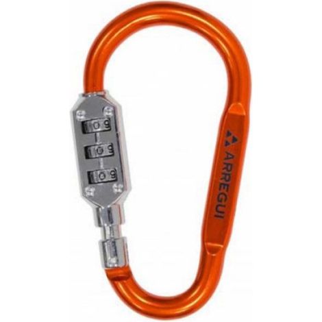 CANDADO MOSQUETON NARANJA - 60 MM (1/2)
