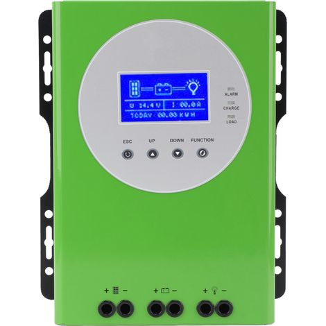 Régulateur de charge solaire MPPT 60A 96VDC 6240W, rendement 99,5%, système de charge intelligent paramétrable, contrôleur solaire haute efficacité pour panneaux photovoltaïques (1/5)