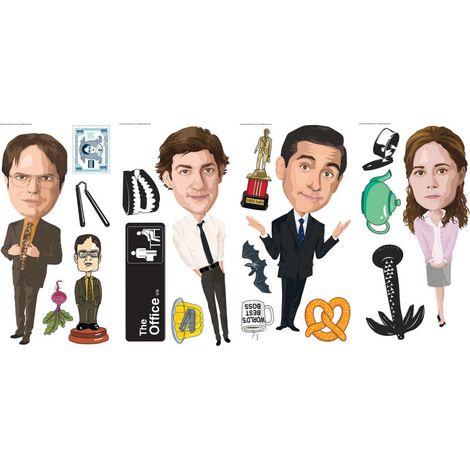 Stickers repositionnables The Office - tous les personnages (1/5)
