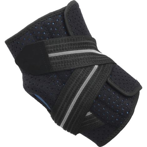Genouillère de Compression avec Gel de Silicone pour Course à Pied et Fitness - Support Articulaire Gris (1/5)