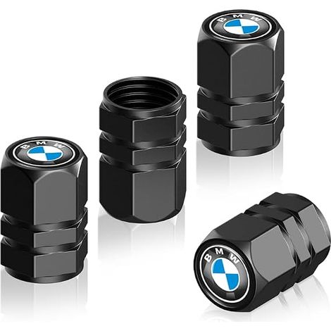 4 Pièces Capuchon de Valve Auto Bouchons de Valve pour X1 X3 X7 X5 X6 1 3 5 6 Series Z4 7 M série, Métal Bouchons de Valve Voiture, Accessoire de Pneu (1/4)