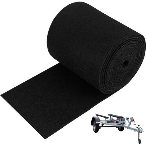 Tapis de Berceau de remorque à Bateau 8m x 30cm x 6mm, Tapis de Berceau Marin épais de 6mm, Rembourrage de Noir pour Rampe de Jet Ski de remorque à Bateau extérieur Quai (1/5)