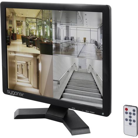 Sygonix SY-6180356 Ecran de surveillance LCD CEE: E (A - G) 43.18 cm 17 pouces 1280 x 1024 pixels noir V079463 (1/6)