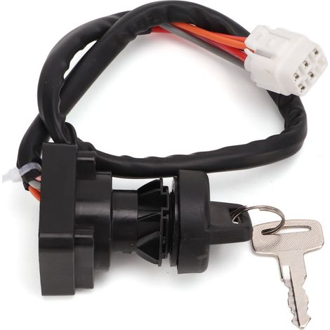 Contacteur d'allumage avec 2 clés 37110 31G01, pièce de rechange pour Suzuki LT A700X King Quad 2005-2007 (1/5)