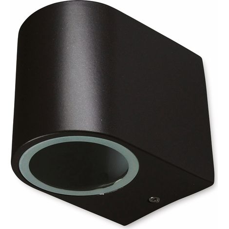 CHILITEC LED-Wandleuchte CTW-1, schwarz, 1x GU10, IP44, max. 35 W