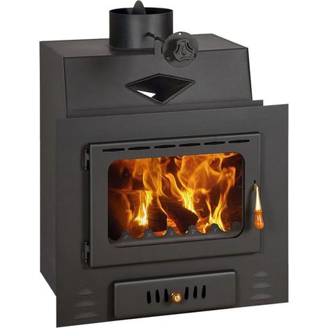 Inserto per caminetto PRITY M 13,5 kW Efficienza A Ø150 mm Stufa a legna (1/4)