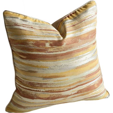 Lot de 4 housses de coussin décoratives style rustique/bohème pour salon, canapé, lit, décoration intérieure, jaune, 50,8 x 30,5 cm / 20 x 12 pouces (1/5)