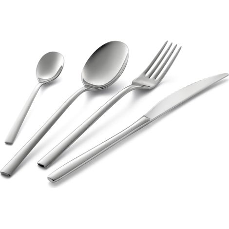Servizio Set di Posate 24 Pezzi in Acciaio Eme Fashion