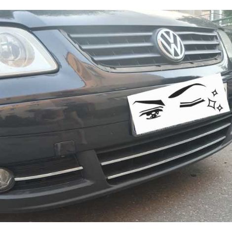 VW Touran I - Listwy chrome na grill atrape Tuning (1/5)