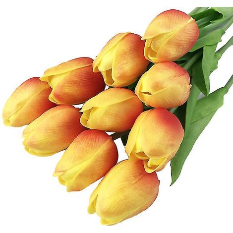 10 künstliche Tulpenblüten
