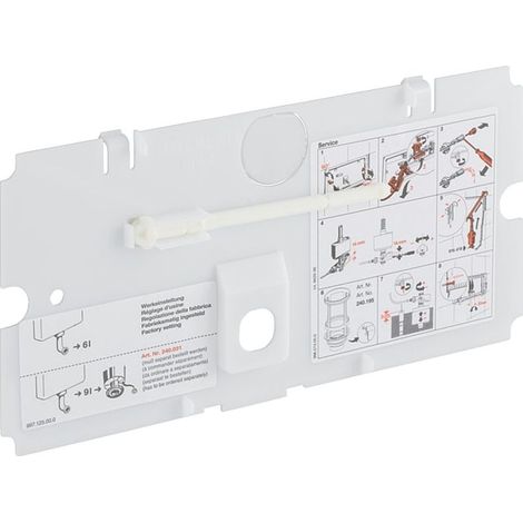 Geberit Schutzplatte zu UP-Spülkasten ab 1988 weiß, 240073001 (1/3)