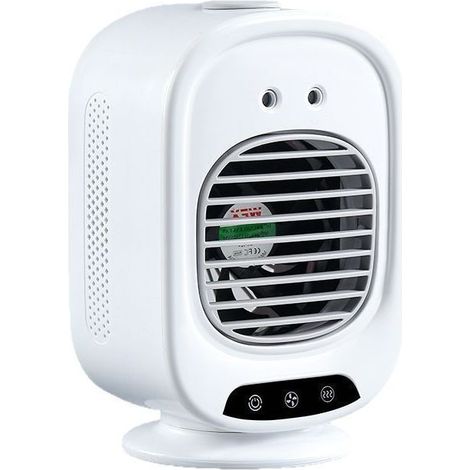 Condizionatore d'aria portatile, mini dispositivo di raffreddamento di USB ricaricabile, 3 velocità di ventilazione, capacità: 280 ml, adatto per camere da letto, ufficio e in viaggio. (1/5)
